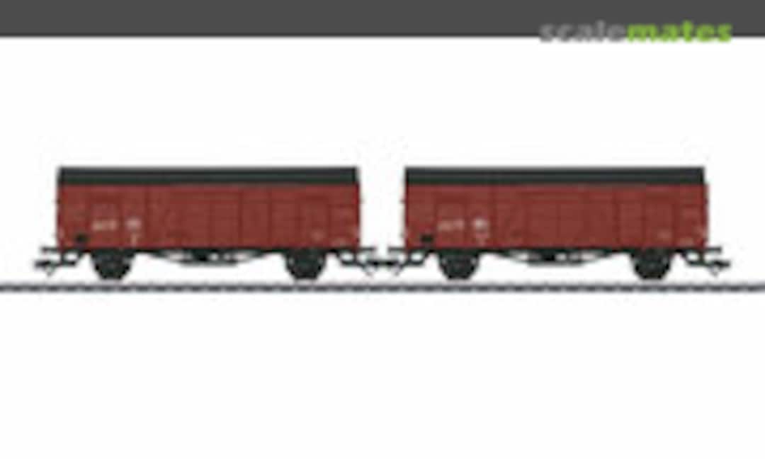 2pc Boxcar car set type Glm (Märklin 46383)