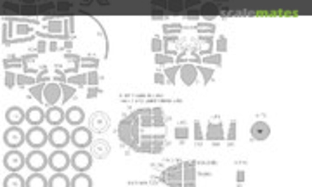 1:72 Tu-16K-26 Badger G / Chinese H-6 EXPERT kabuki masks (New Ware NWAM0238) NWAM0238