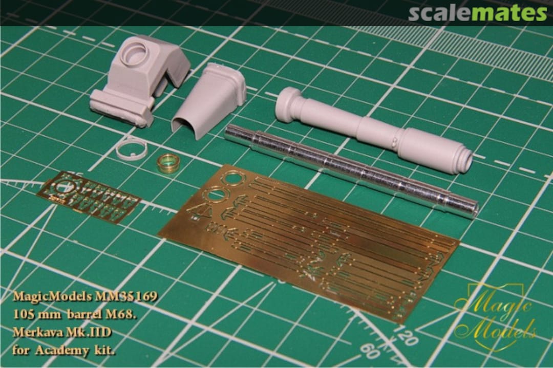 Boxart IMI 105 mm gun for Merkava mk. 2/2B/2D MM35169 Magic Models