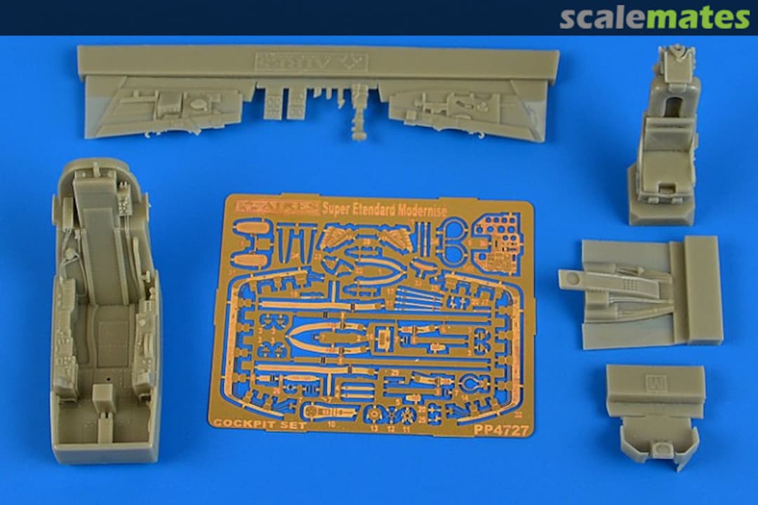 Boxart Super Etendard SEM cockpit set 4727 Aires Boxart Super Etendard SEM cockpit set 4727 Aires