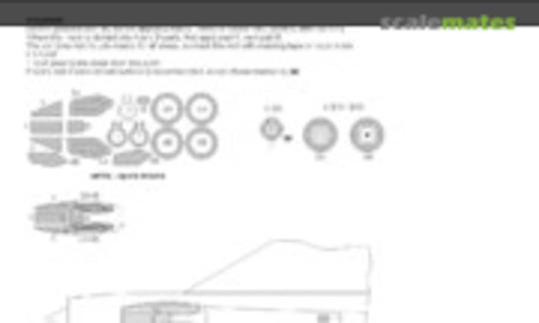 1:72 E.E. Lightning F.2A, F.6 BASIC kabuki masks (New Ware NWAM0474) NWAM0474