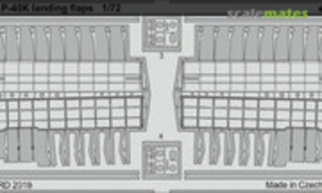 1:72 P-40K landing flaps (Eduard 72681) 72681
