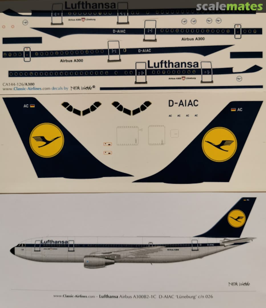 Boxart Airbus A300-B2 Lufthansa CA144-126 Classic Airlines Boxart Airbus A300-B2 Lufthansa CA144-126 Classic Airlines