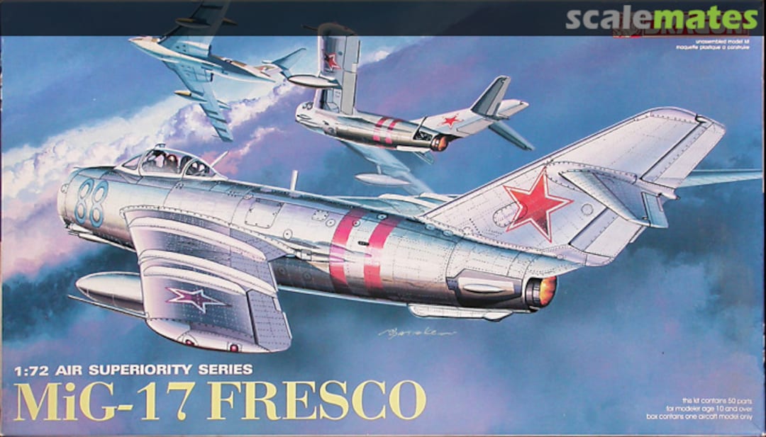 Boxart MiG-17 Fresco 2512 Dragon Boxart MiG-17 Fresco 2512 Dragon