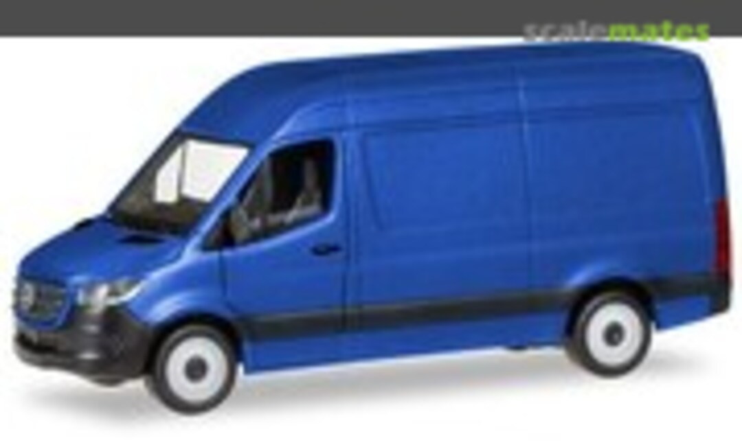 1:87 Mercedes-Benz Sprinter '18 Kasten Hochdach, ultramarinblau (Herpa 093811)