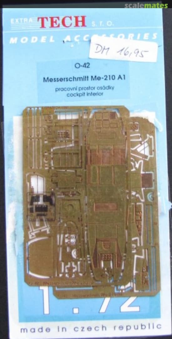 Boxart Messerschmitt Me-210 A1 O-42 Extratech Boxart Messerschmitt Me-210 A1 O-42 Extratech