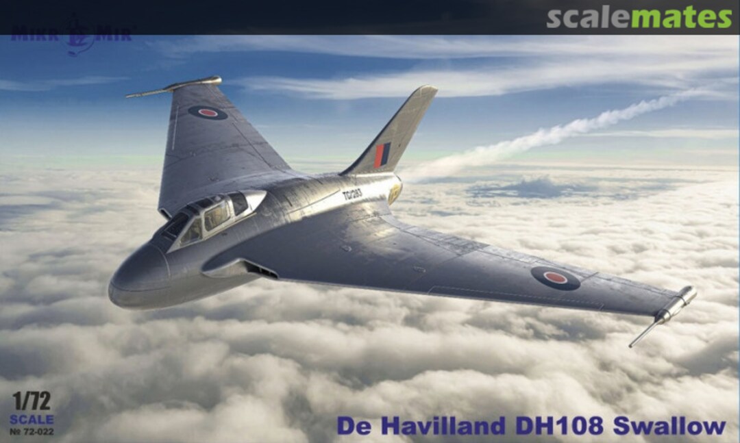 Boxart De Havilland DH108 Swallow 72-022 MikroMir