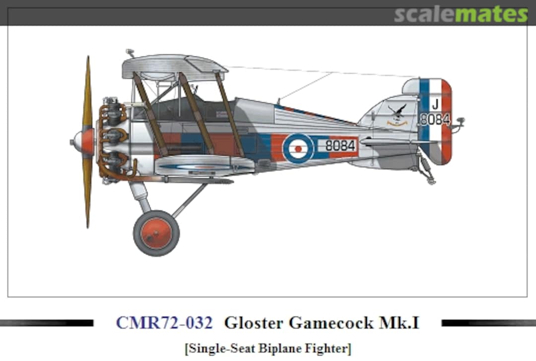 Boxart Gloster Gamecock Mk.I CMR72-032 CMR Boxart Gloster Gamecock Mk.I CMR72-032 CMR