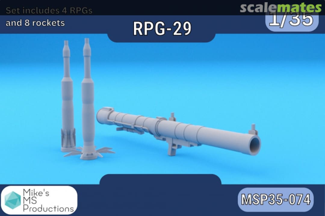 Boxart RPG-29 with PG-29V MSP35-074 Mike's MS Productions Boxart RPG-29 with PG-29V MSP35-074 Mike's MS Productions