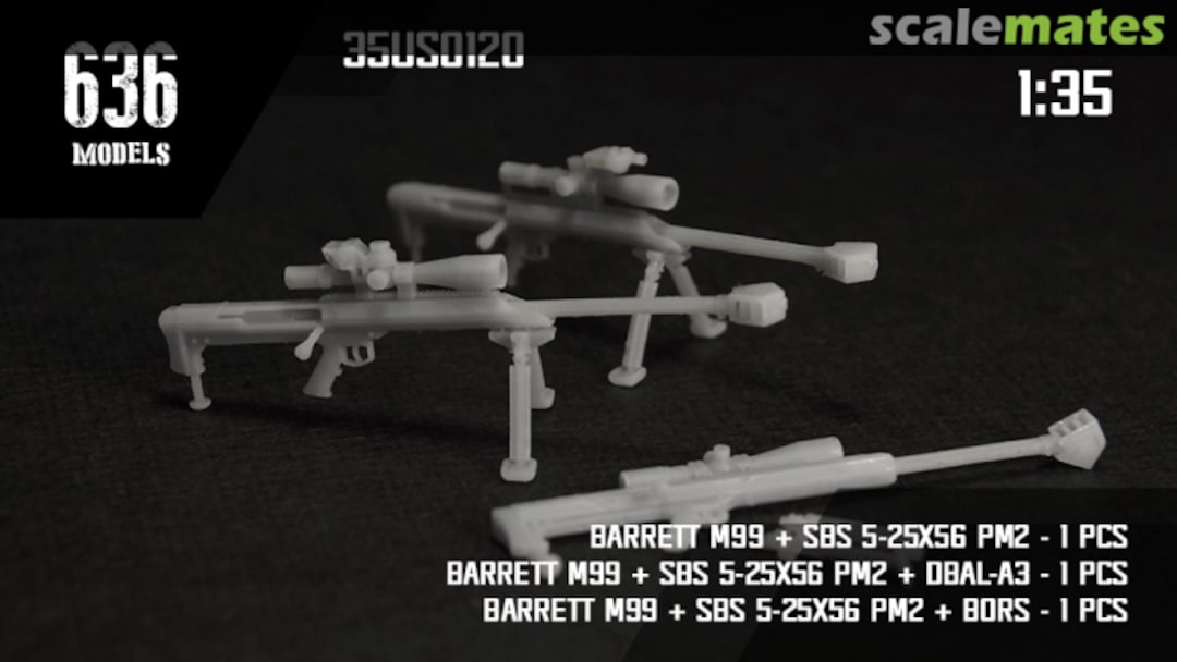 Boxart Barrett M99 35US0120 636 Models Boxart Barrett M99 35US0120 636 Models