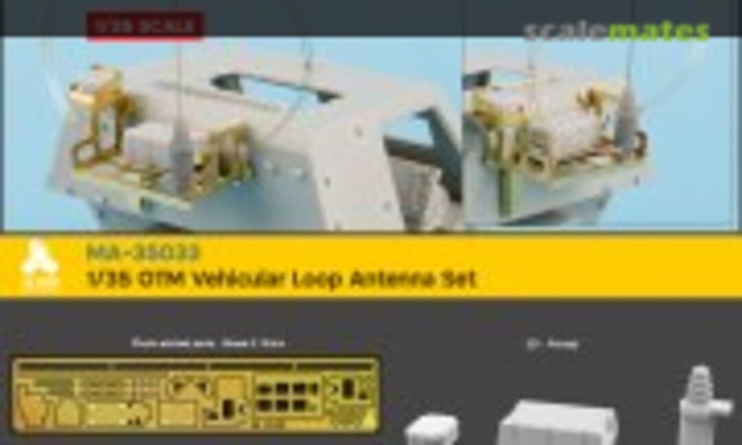 1:35 OTM Vehicular loop antenna set (Tetra Model Works MA-35033) MA-35033