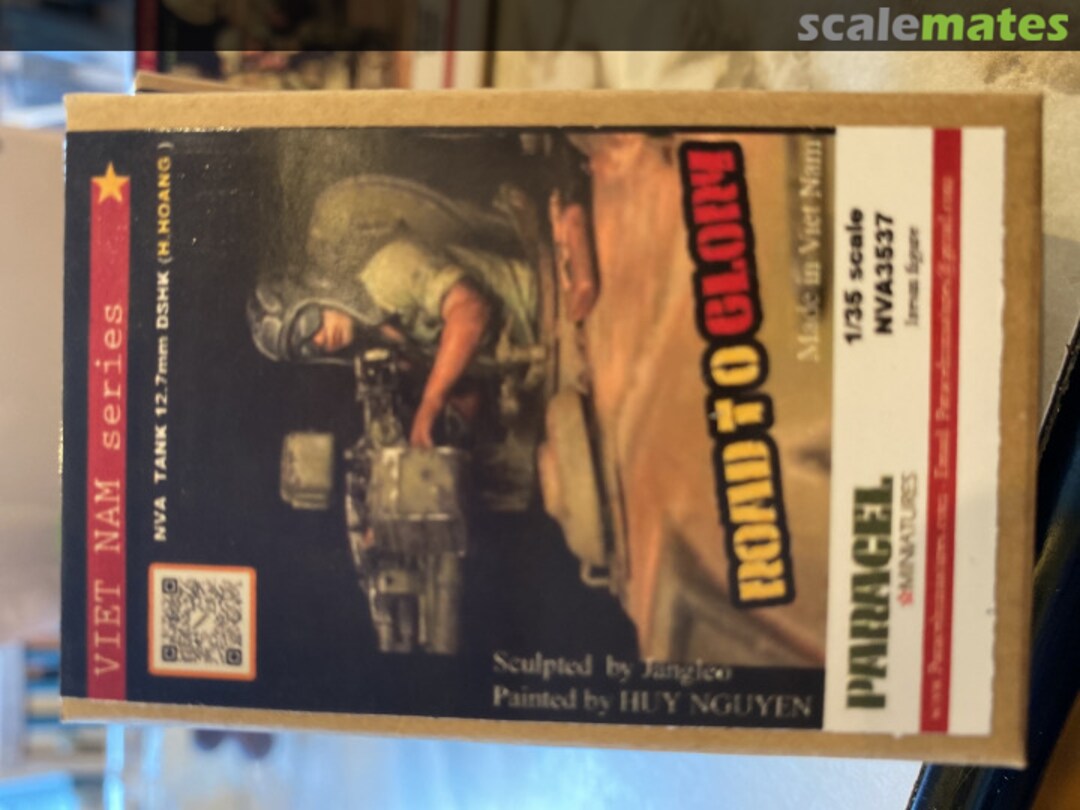 Boxart NVA Tank 12.7mm DSHK (H. Hoang). NVA 3537 Paracel Miniatures Boxart NVA Tank 12.7mm DSHK (H. Hoang). NVA 3537 Paracel Miniatures