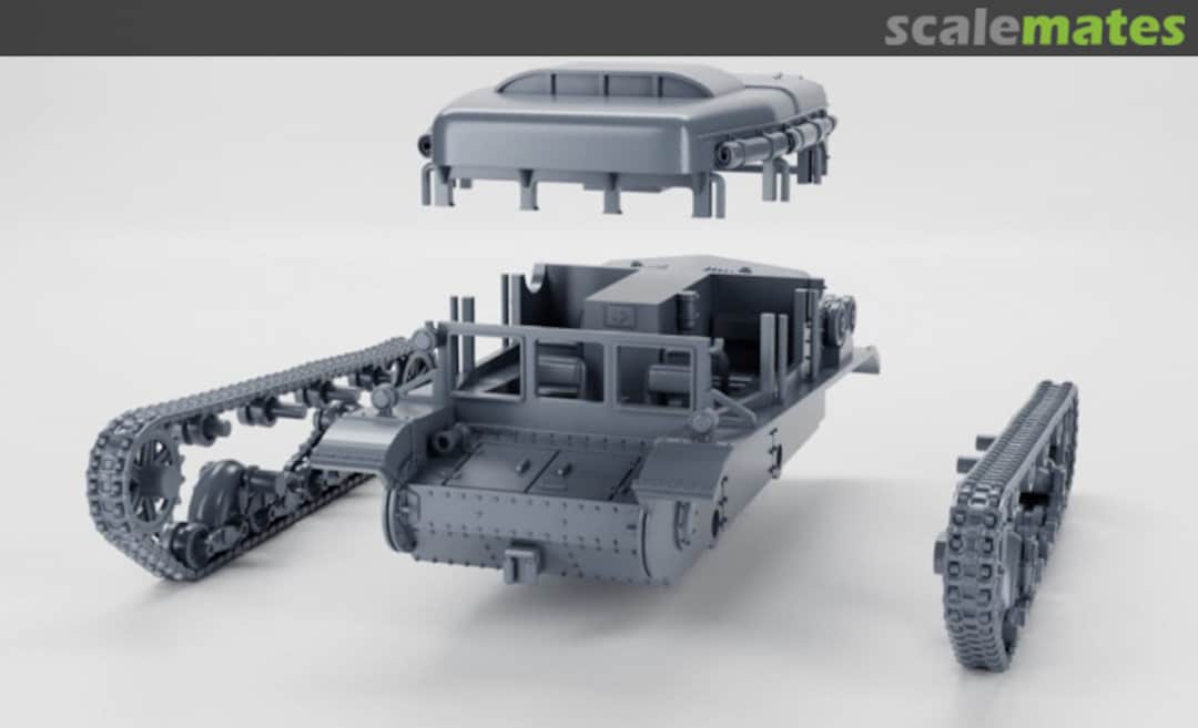 Boxart Artillery tractor C7P - with separate roof 87011128 EMP3d