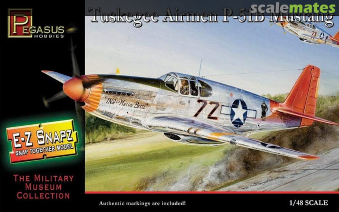 Boxart Tuskegee Airmen P-51B Mustang 8404 Pegasus Hobbies Boxart Tuskegee Airmen P-51B Mustang 8404 Pegasus Hobbies
