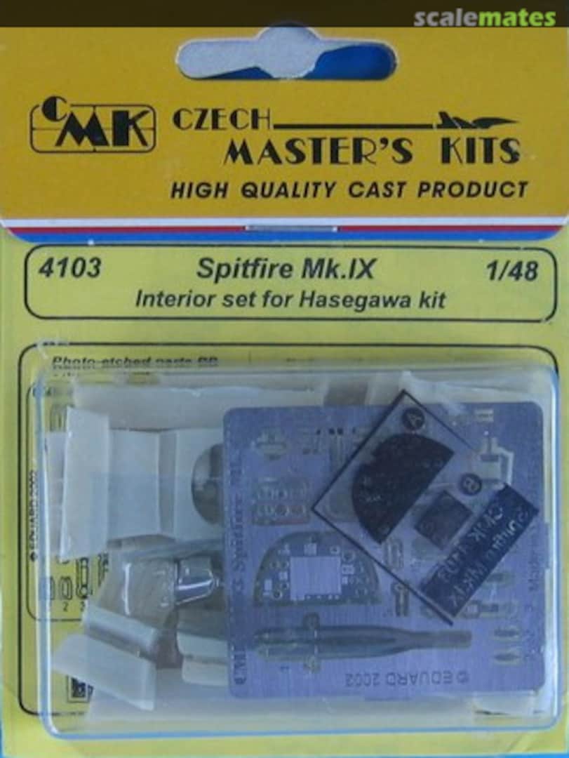 Boxart Spitfire Mk.IX interior set 4103 CMK Boxart Spitfire Mk.IX interior set 4103 CMK