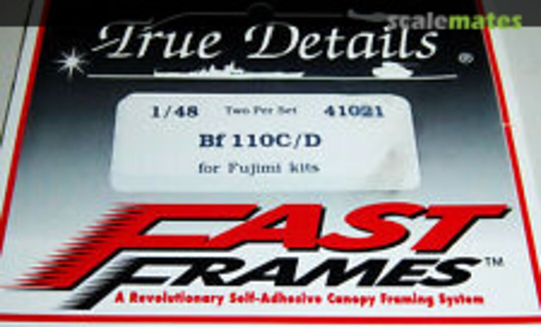 Boxart Bf 110 C/D Fast Frames 41021 True Details Boxart Bf 110 C/D Fast Frames 41021 True Details
