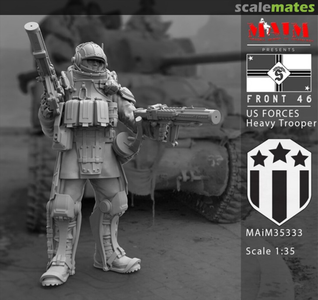 Boxart US Heavy Trooper -Front 46- MAIM35333 MAiM Boxart US Heavy Trooper -Front 46- MAIM35333 MAiM