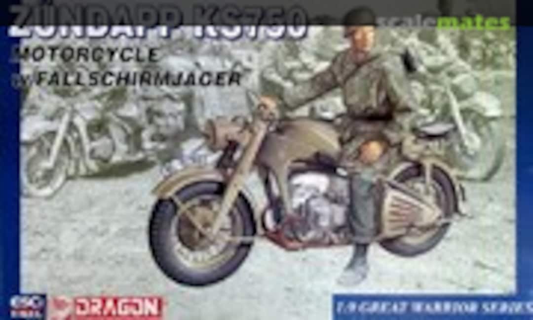1:9 Zündapp KS 750 w/Fallschirmjäger (Dragon 1802)