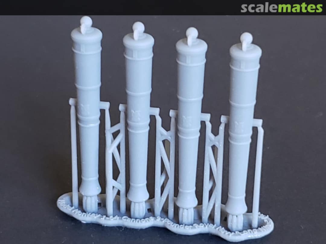 Boxart Royal Navy 9-pounder Cannons, Blomefield 1790-pattern, 8.5' "Long Nines" 64-Cannons 9# RN-4 Model Monkey Boxart Royal Navy 9-pounder Cannons, Blomefield 1790-pattern, 8.5' "Long Nines" 64-Cannons 9# RN-4 Model Monkey