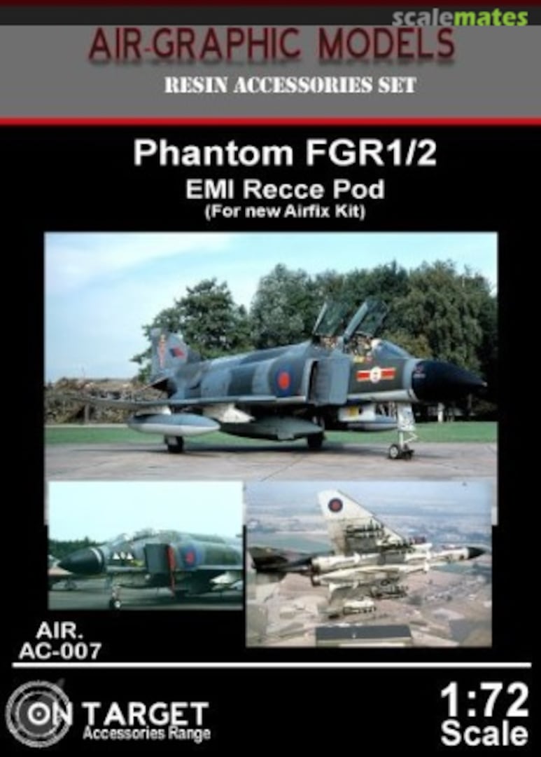 Boxart Phantom FGR1/2 EMI Recce Pod AC-007 Air-Graphics Models Boxart Phantom FGR1/2 EMI Recce Pod AC-007 Air-Graphics Models
