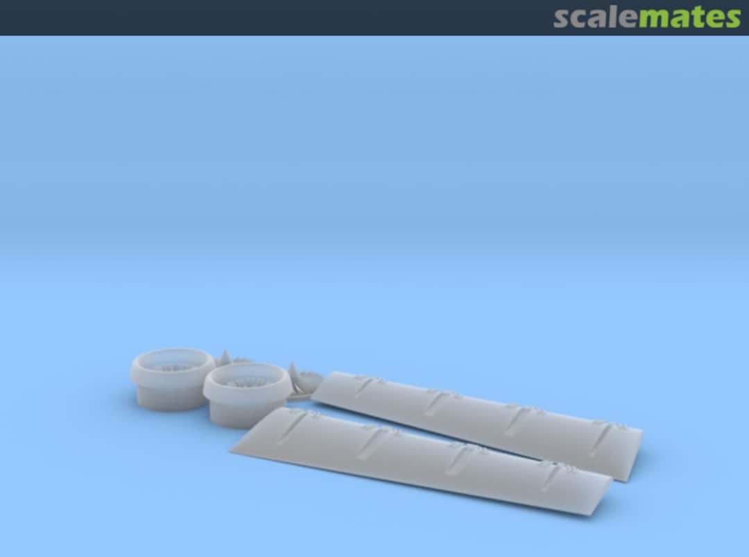 Boxart Gulfstream G-IV Detail Set (Flaps 39) GFHZUVKEC Shapeways