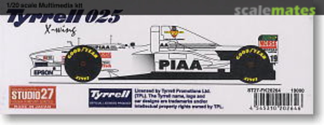 Boxart Tyrrell 025 X-wing ST27-FK20264 Studio27