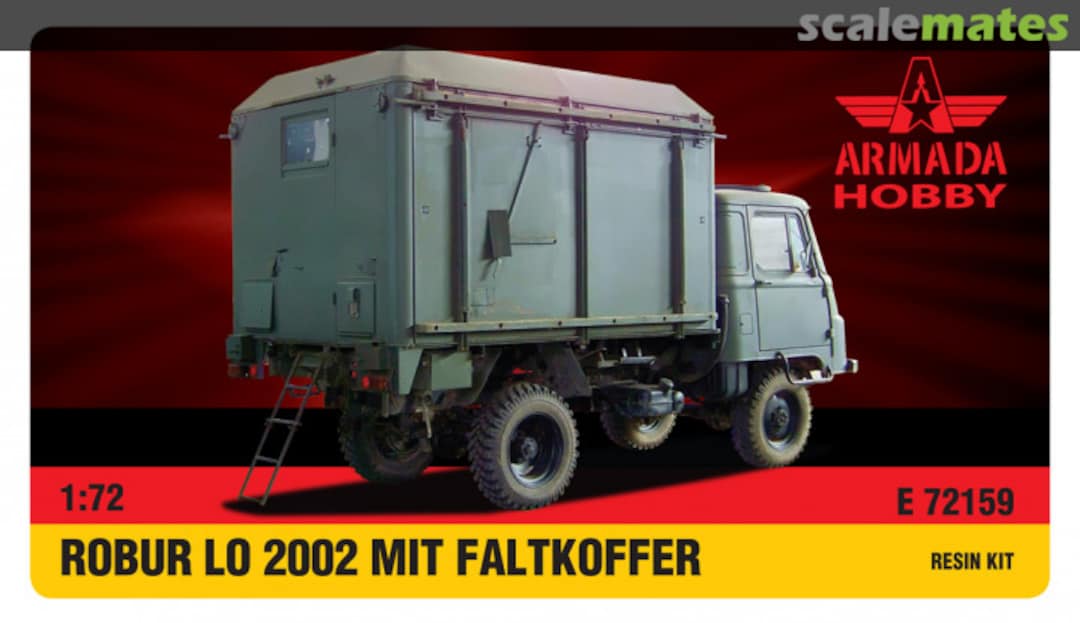 Boxart ROBUR LO 2002 with Faltkoffer (closed) E72159 Armada Hobby