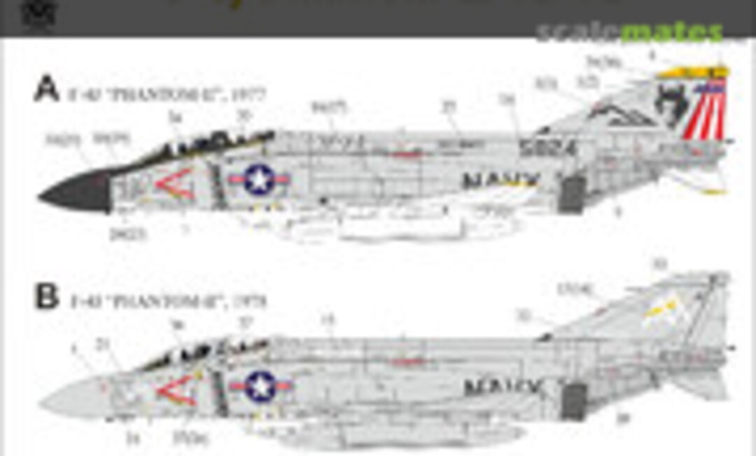 1:72 F-4J Phantom-II VF-74 (UpRise Decal UR7212) UR7212