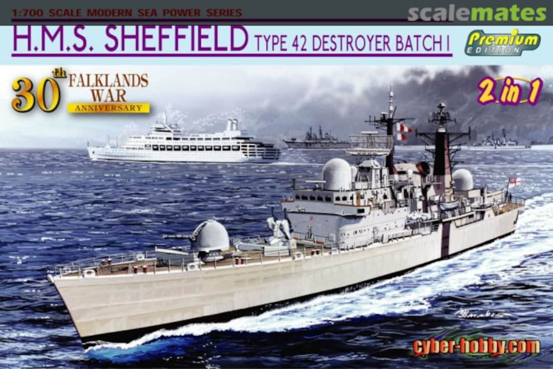 Boxart H.M.S. Sheffield 7133 Cyber Hobby Boxart H.M.S. Sheffield 7133 Cyber Hobby
