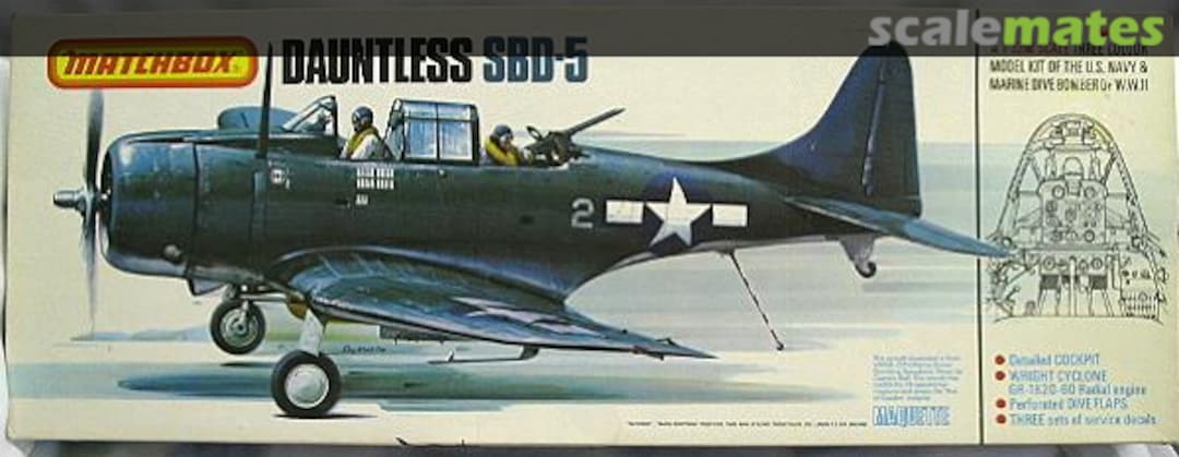 Boxart Dauntless SBD-5 PK-503 Matchbox Boxart Dauntless SBD-5 PK-503 Matchbox