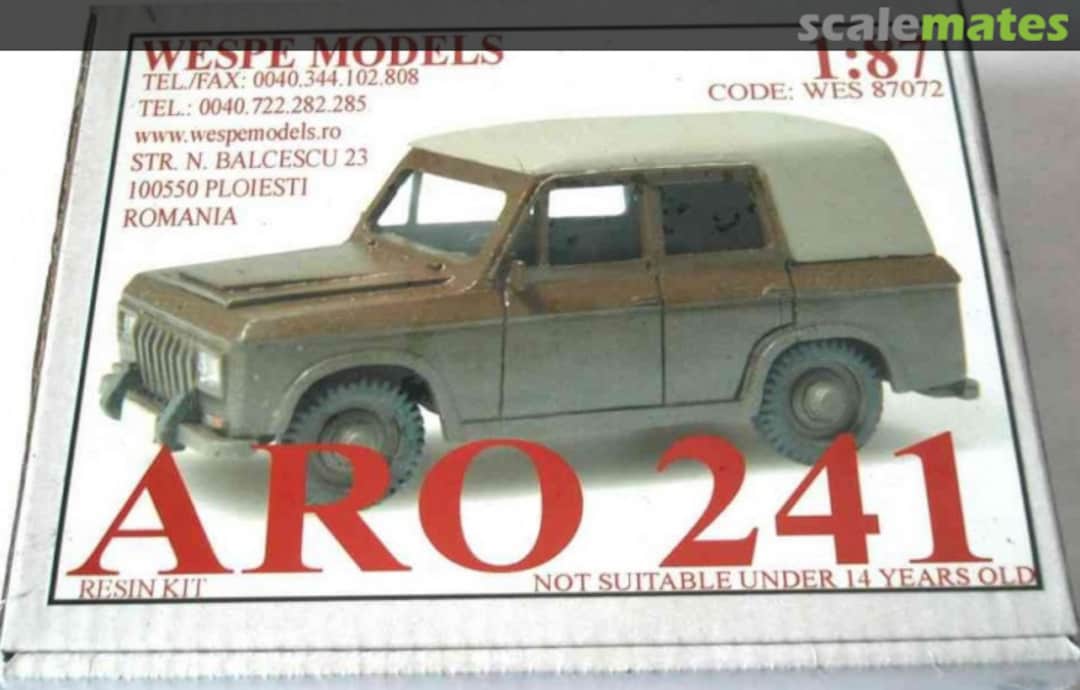 Boxart ARO 241 WES 87072 Wespe Models Boxart ARO 241 WES 87072 Wespe Models