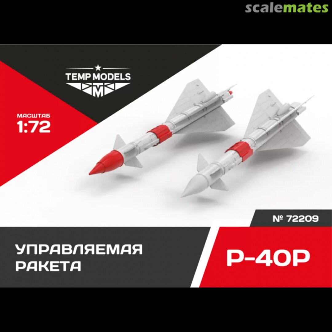 Boxart Guided Missile R-40R 72209 Tempmodels Boxart Guided Missile R-40R 72209 Tempmodels