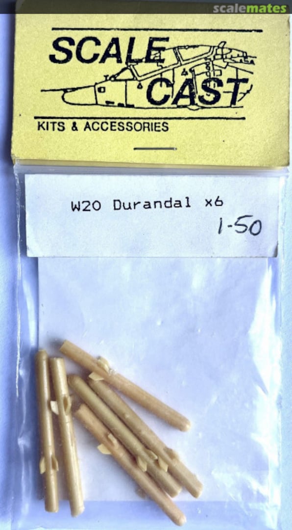 Boxart Durandal x6 W20 Scale Cast Boxart Durandal x6 W20 Scale Cast