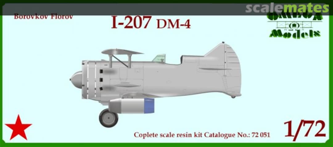 Boxart Borovkov-Florov I-207 DM-4 72051 Omega Models