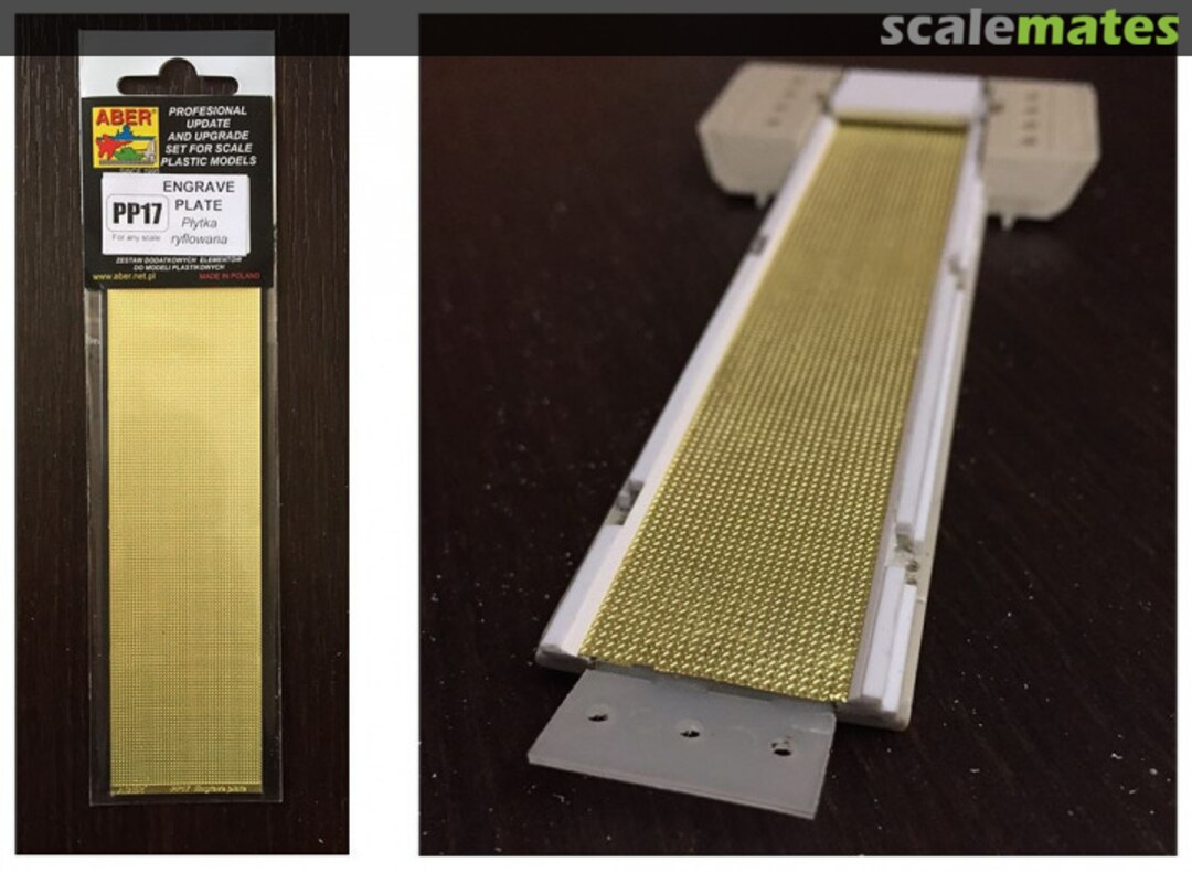 Boxart Engrave Plate (140 x 39mm) - Pattern 17 PP17 Aber Boxart Engrave Plate (140 x 39mm) - Pattern 17 PP17 Aber