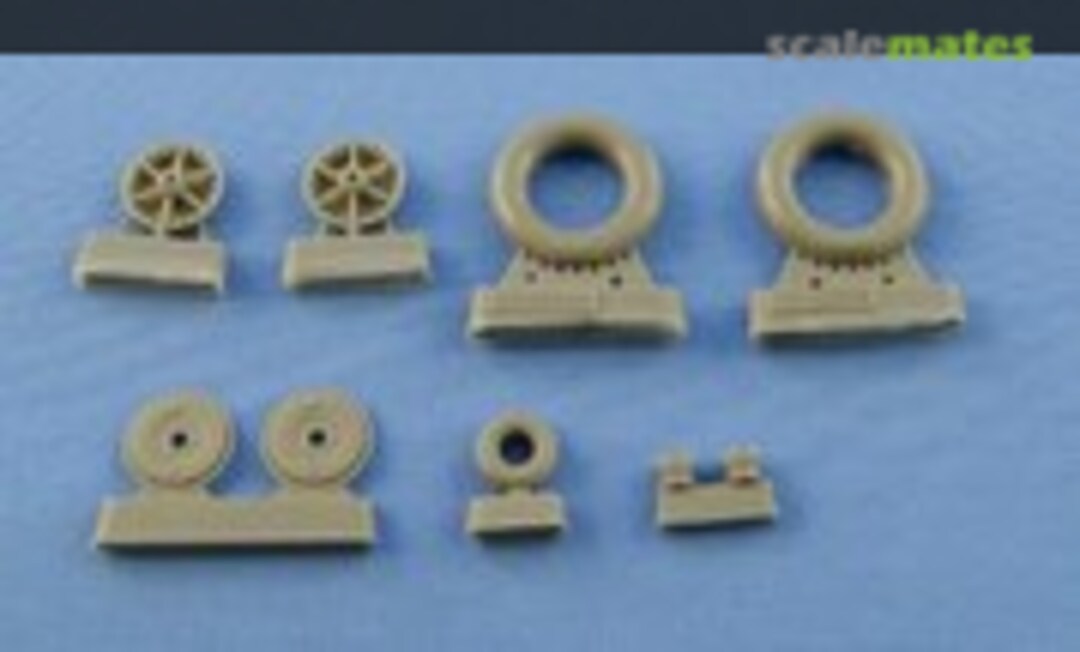 1:32 Bf 109E-1 - E-3 Wheels Set (Continental Tires) (North Star NS32008) NS32008