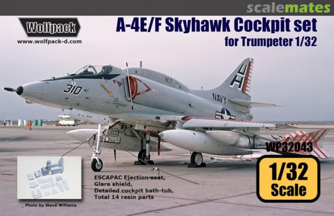 Boxart A-4E/F Skyhawk Cockpit Set WP32043 Wolfpack Boxart A-4E/F Skyhawk Cockpit Set WP32043 Wolfpack