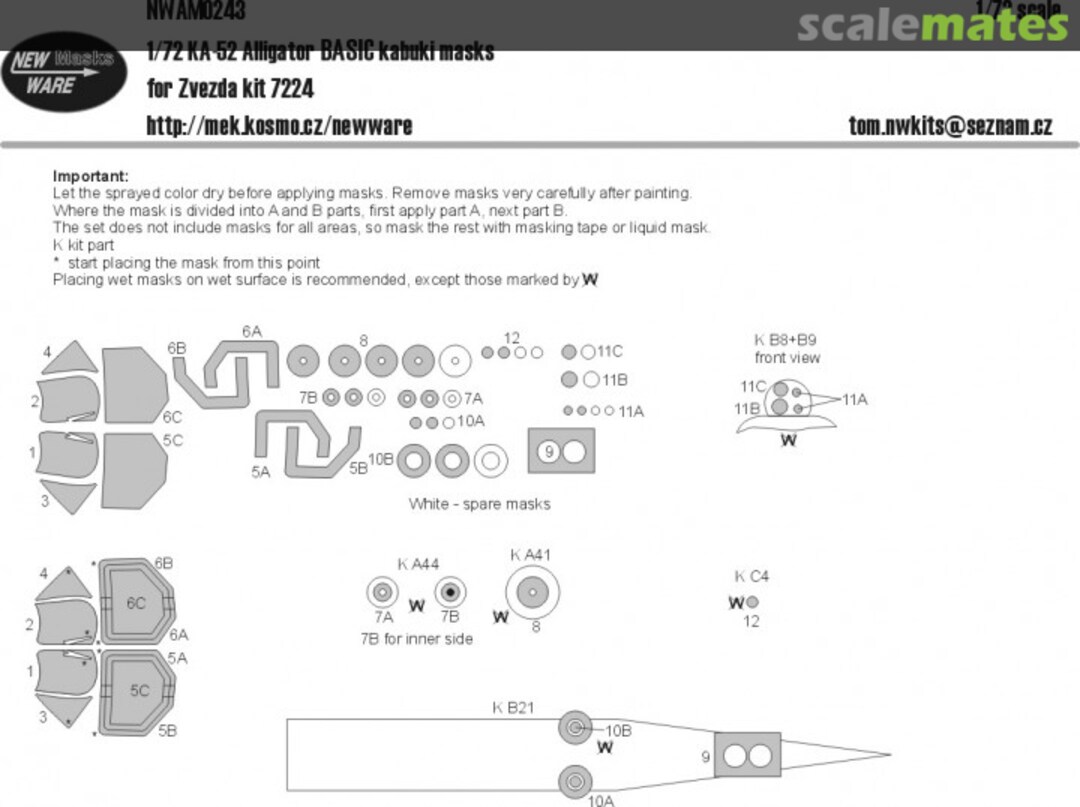Boxart KA-52 Alligator BASIC kabuki masks NWAM0243 New Ware Boxart KA-52 Alligator BASIC kabuki masks NWAM0243 New Ware
