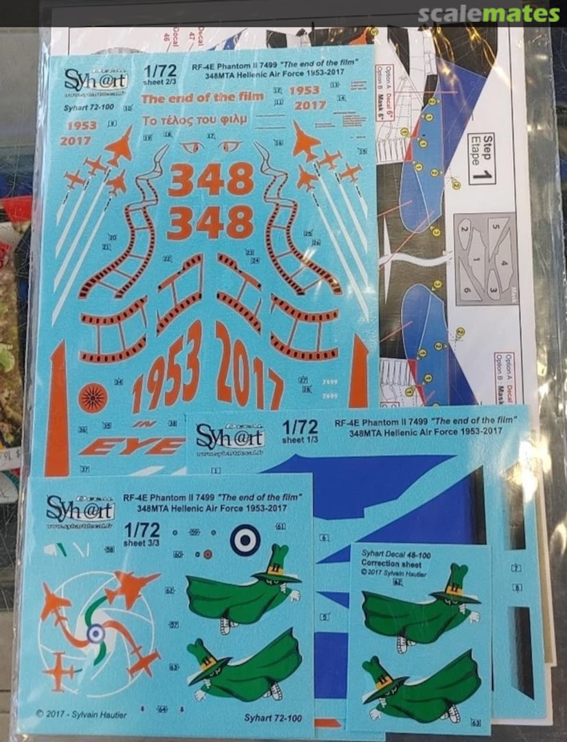 Contents RF-4E Phantom II 7499 "The end of the film" 72-100 Syhart Contents RF-4E Phantom II 7499 "The end of the film" 72-100 Syhart