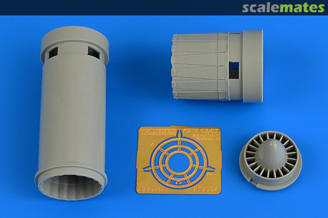 Boxart IAI Kfir C2/C7 exhaust nozzzle 4734 Aires Boxart IAI Kfir C2/C7 exhaust nozzzle 4734 Aires