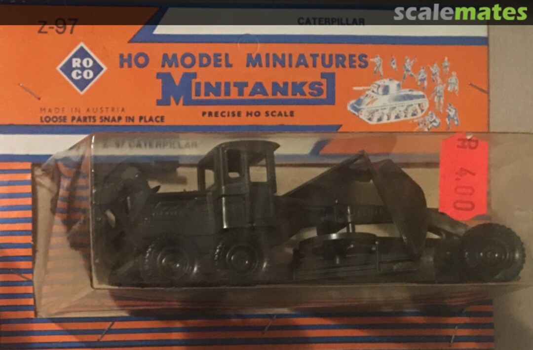 Boxart Caterpillar Z-97 Roco Minitanks Boxart Caterpillar Z-97 Roco Minitanks