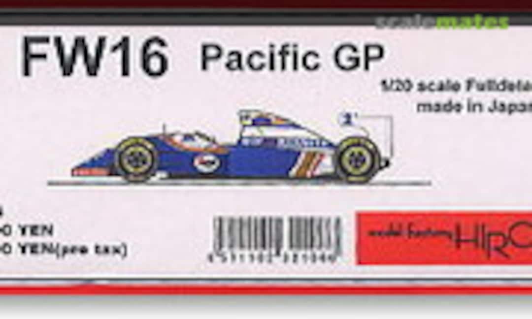 1:20 Williams FW16 (Model Factory Hiro K-106)