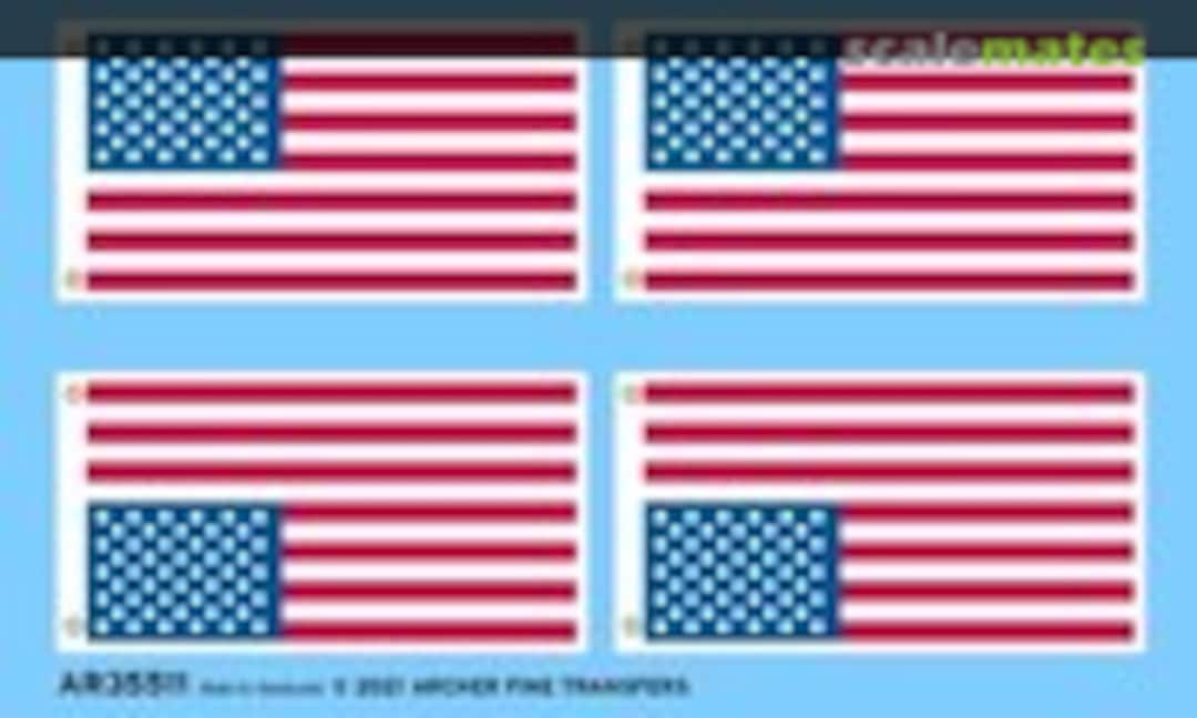 1:35 U.S. 50-star Flags (Archer AR35511) AR35511