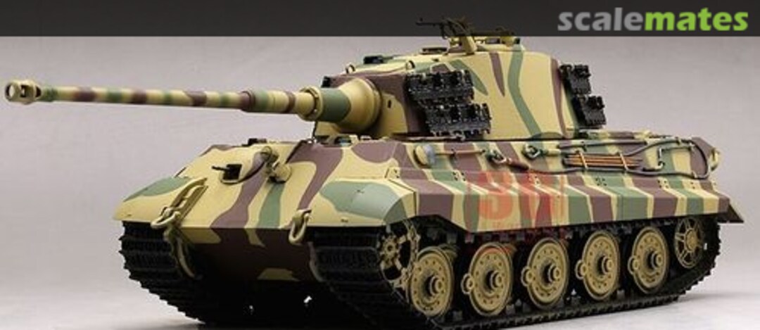 Boxart King Tiger Tricolor Stripes Camouflage BD0022 Border Model Boxart King Tiger Tricolor Stripes Camouflage BD0022 Border Model