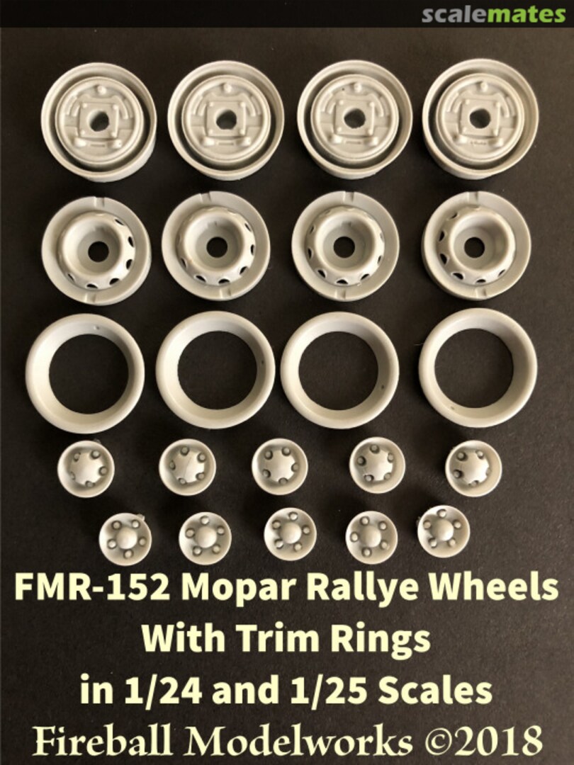 Boxart Mopar Rallye Wheels FMR-152-24 Fireball Modelworks Boxart Mopar Rallye Wheels FMR-152-24 Fireball Modelworks