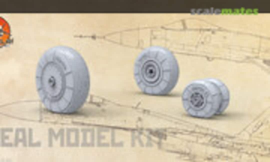1:48 Landing gear wheels under load (Seal Model Kit SMK48047) SMK48047