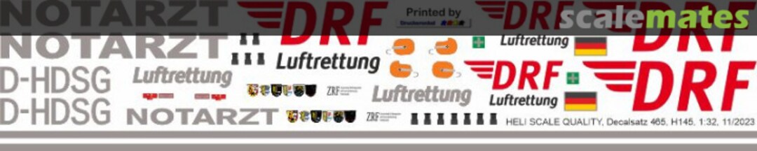 Boxart H145 / EC 145T2 - DRF ZRF Nordoberpfalz - D-HDSG Decal 484 Heli Scale Quality Boxart H145 / EC 145T2 - DRF ZRF Nordoberpfalz - D-HDSG Decal 484 Heli Scale Quality