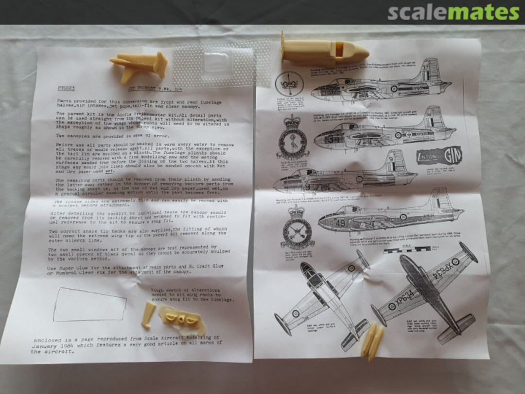 Contents Jet Provost T.Mk. 3/4 FTC023 The Final Touch Contents Jet Provost T.Mk. 3/4 FTC023 The Final Touch
