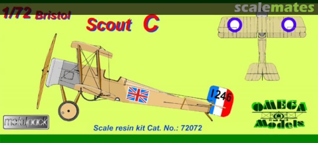 Boxart Bristol Scout C 72072 Omega Models Boxart Bristol Scout C 72072 Omega Models