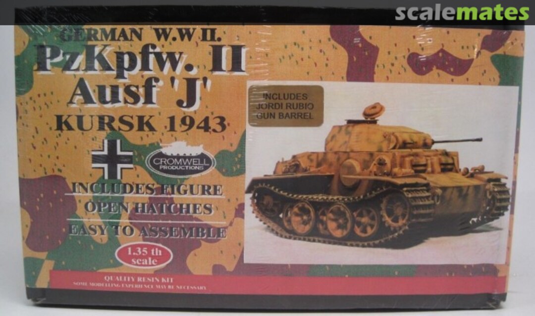 Boxart PzKpfw. II Ausf. J CK46 Cromwell Models Boxart PzKpfw. II Ausf. J CK46 Cromwell Models